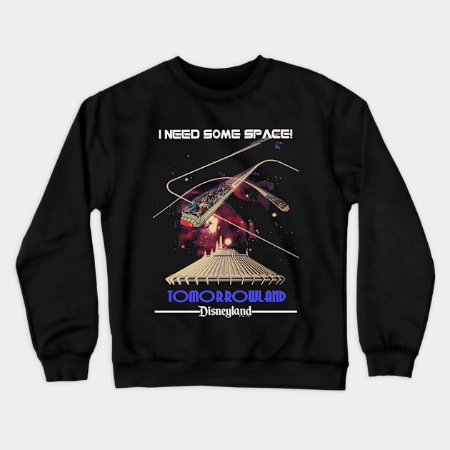I Need Some Space Crewneck Sweatshirt by jpitty23